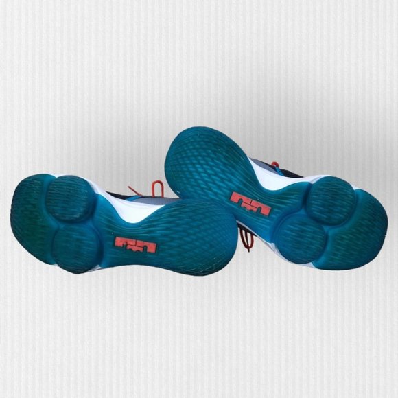 Nike Men's LeBron Witness 4 'Black Red Glass Blue' Size 12 Shoes/Sneakers BV7427 - Picture 9 of 12